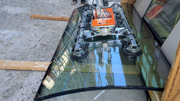 Gebogen glas plaatsen met VIAVAC GBXL Curved