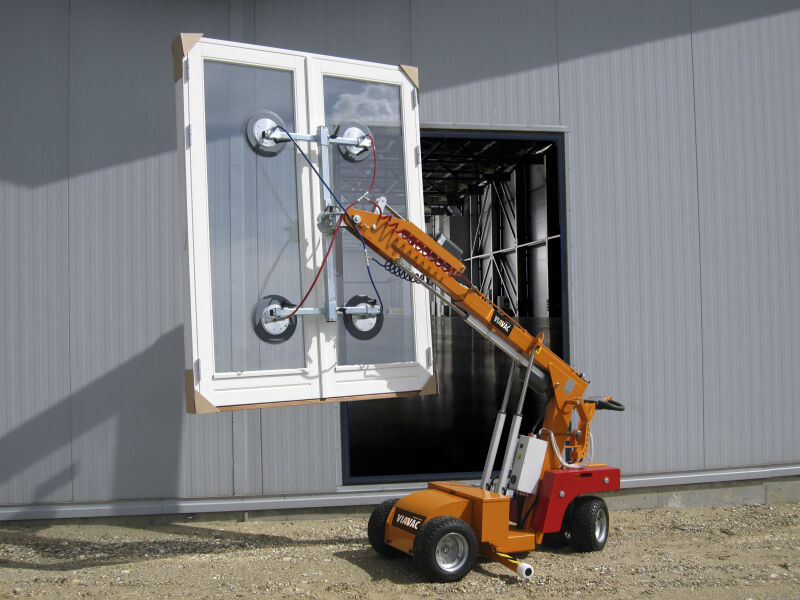 Glas plaatsen met glasrobot